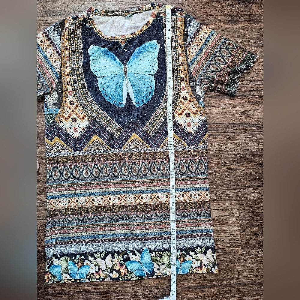 FARM Butterfly T-Shirt Dress - Picture 5 of 10